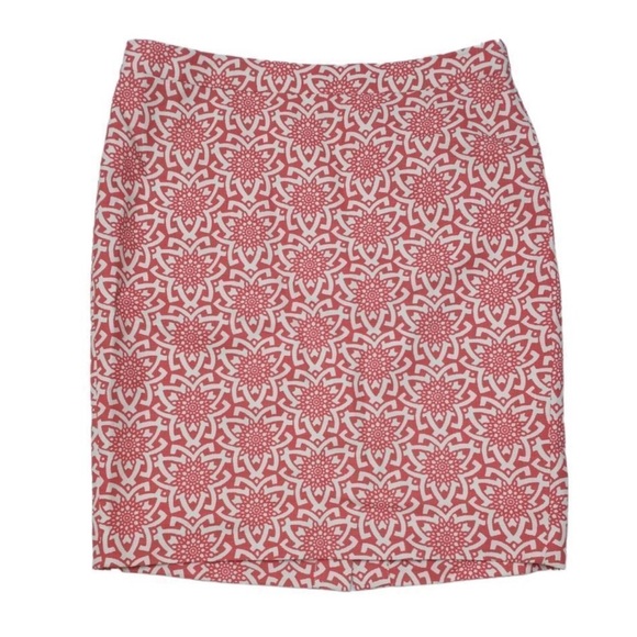 J.Crew Factory Geometric Floral Print Skirt, NWT, size 10 - Picture 1 of 11